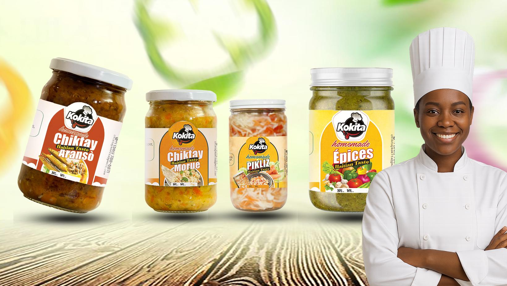 Kokita* Kits 4 Products ( Chiktay Morue, Chiktay Aranso, Pikliz, Epices)